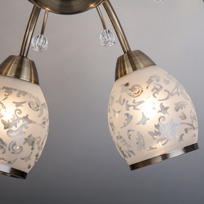 Люстра Eurosvet 30026/8 античная бронза