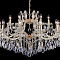 Люстра Crystal Lux HOLLYWOOD SP12+6 GOLD
