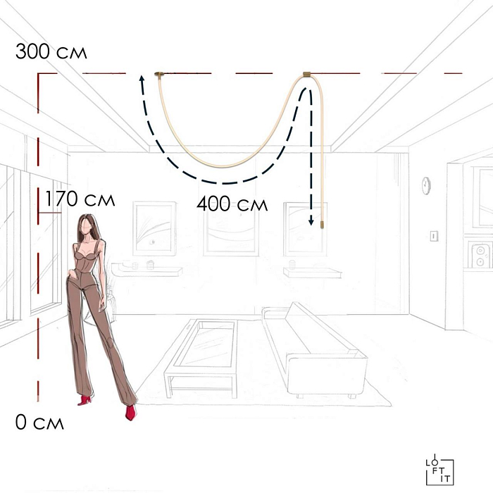 Светильник LOFT IT 10388A Brass