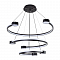 Светильник LED4U L7100-3 BK