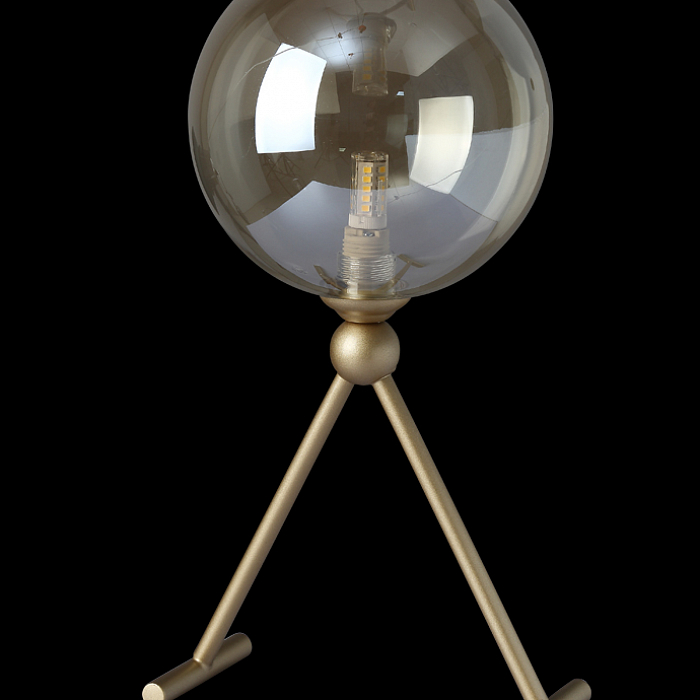 Настольная лампа Crystal Lux FRANCISCA LG1 GOLD/COGNAC