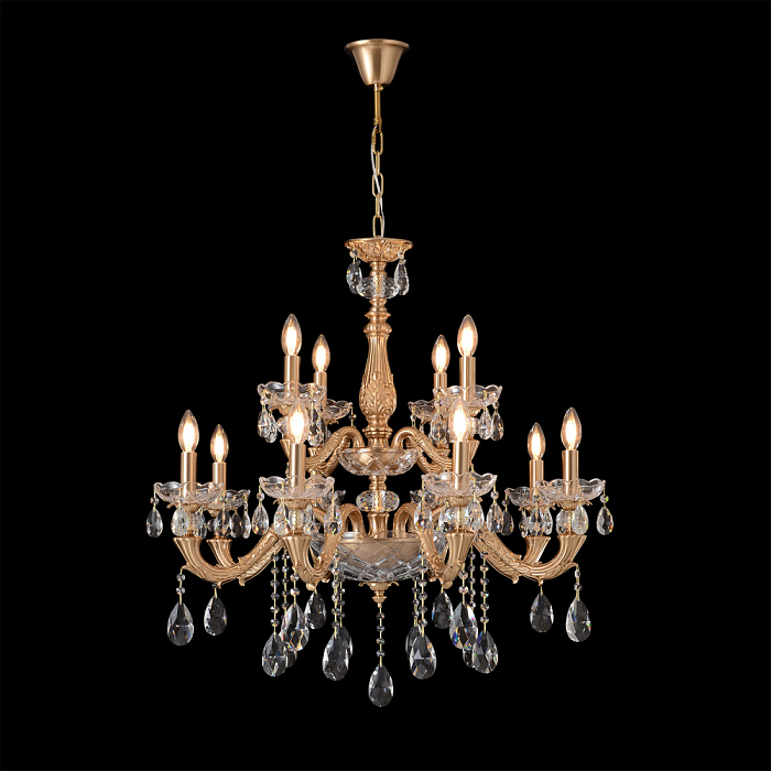 Crystal Lux ELIZABETH SP8+4 BRASS